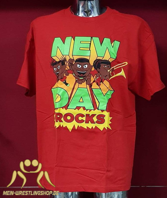New Day "New Day Rocks" Red Special Edition T-Shirt