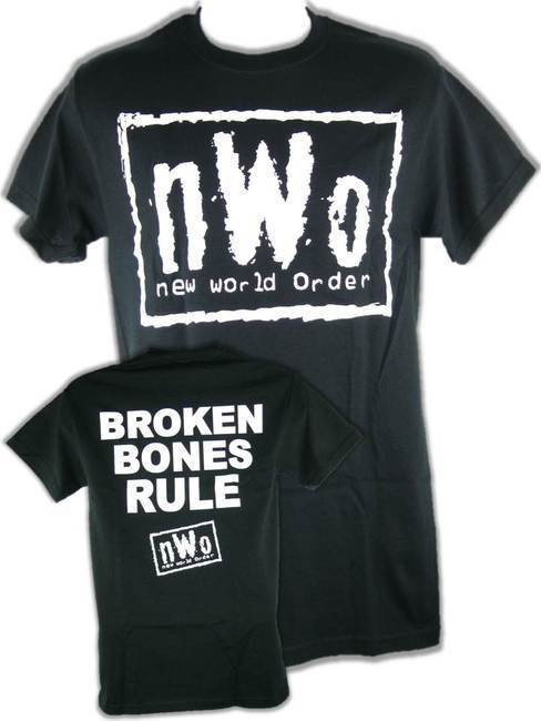 NWO Broken Bones Rule Retro T-Shirt
