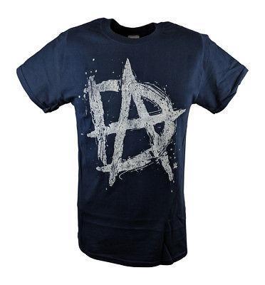 WWE DEAN AMBROSE BIG DA Blau T-Shirt