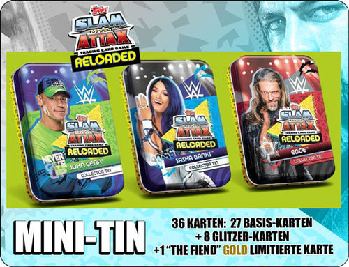 WWE Slam Attax Reloaded Mini Tin