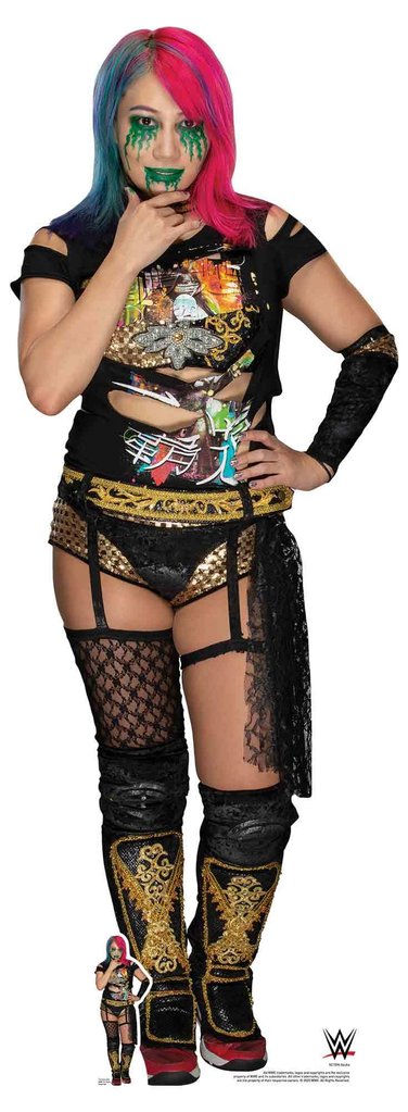 WWE Asuka Pappaufsteller
