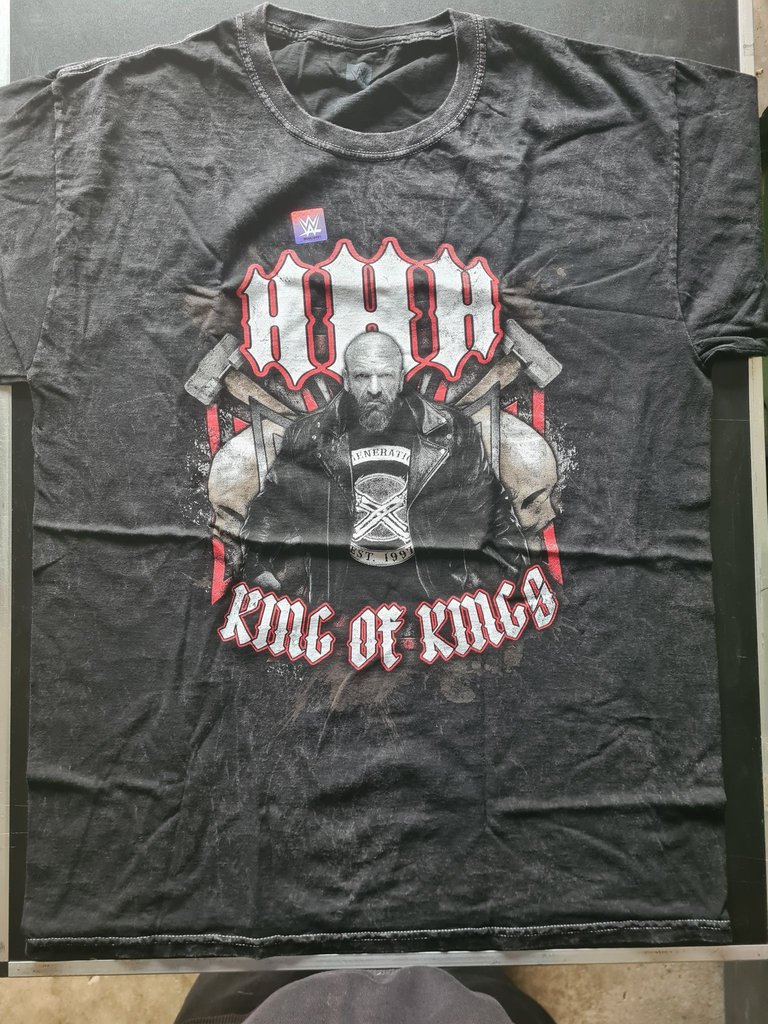 WWE Triple H "King of Kings" Mineral Wash T-Shirt