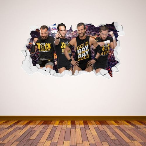 WWE - Undisputed Era Group Broken Wall Sticker