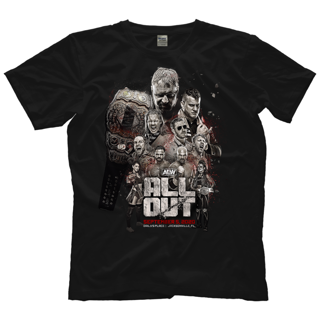 AEW All Out 2020 Event Talent Poster T-Shirt