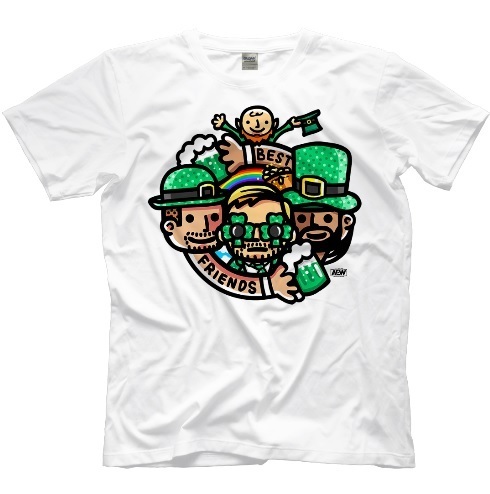 AEW Best Friends & Orange Cassidy - St. Patrick's Day T-Shirt