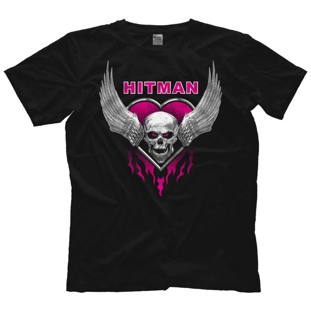 Bret Hart - Hart Skull T-Shirt