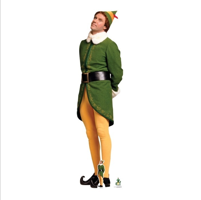 Buddy Elf Waiting For Christmas Pappaufsteller