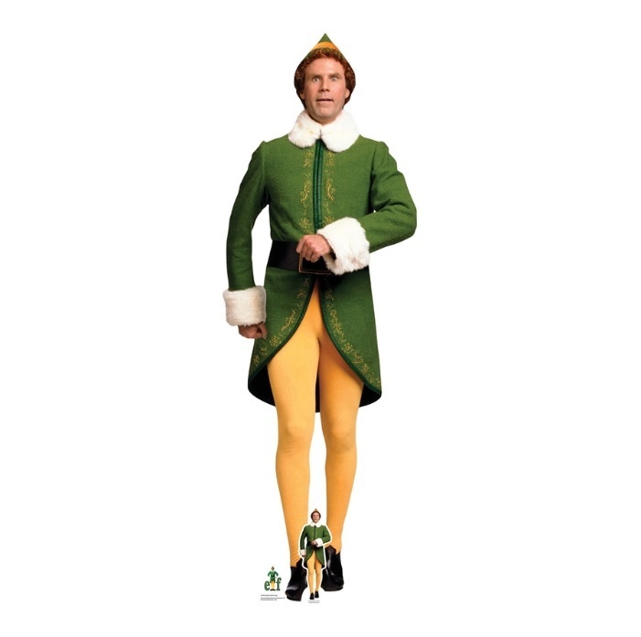 Buddy the Elf Marching Christmas Pappaufsteller