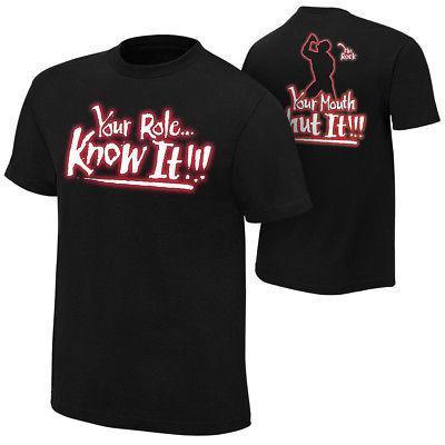 The Rock You Role Know it Shut you Mouth T-Shirt