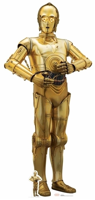 C-3PO (The Last Jedi) Star Wars Pappaufsteller