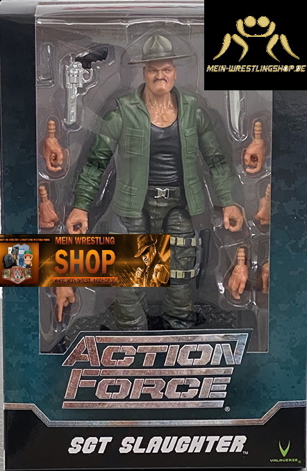 WWE Sgt. Slaughter Action Force 1/12 Scale Figure