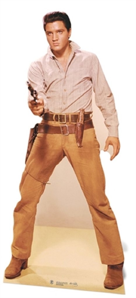 Elvis Presley Gunfighter Pappaufsteller