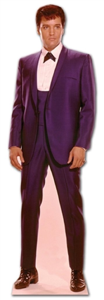 Elvis 1960's Blue Suit Pappaufsteller