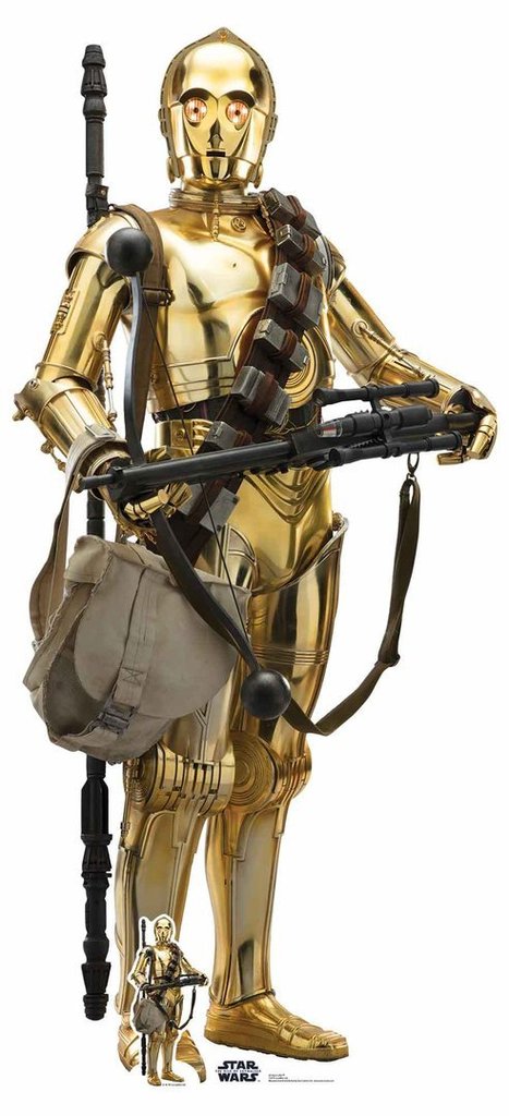 Star Wars C-3PO Pappaufsteller