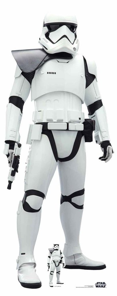 Star Wars First Order Stormtrooper Pappaufsteller