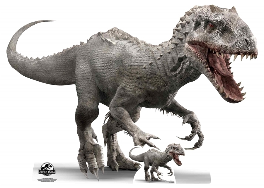 Official Jurassic World Indominus Rex Dinosaurier Pappaufsteller
