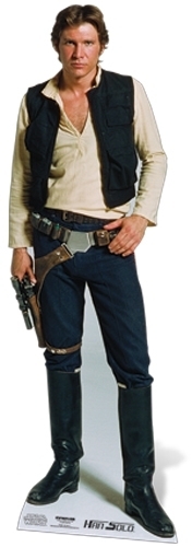 Han Solo Star Wars Harrison Ford Pappaufsteller