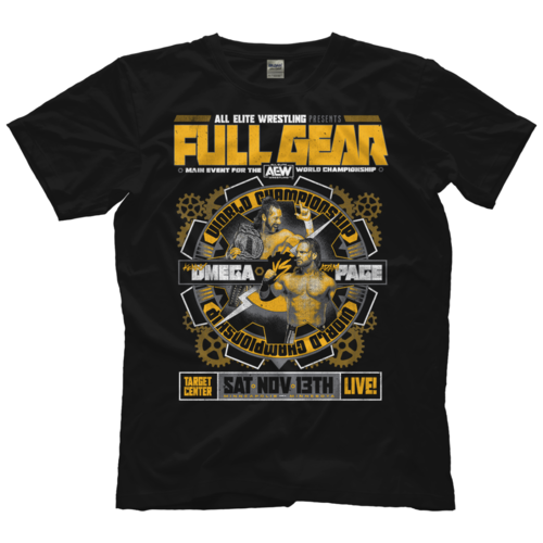 AEW Full Gear 2021 Matchup - Kenny Omega vs Hangman Adam Page T-Shirt