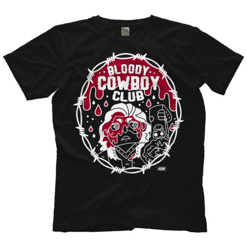 AEW Hangman Adam Page - Bloody Cowboy Club T-Shirt