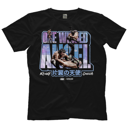 Kenny Omega - One-Winged Angel - AEW x Clotheslined Apparel T-Shirt