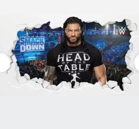 WWE - Roman Reigns Broken Wall Sticker