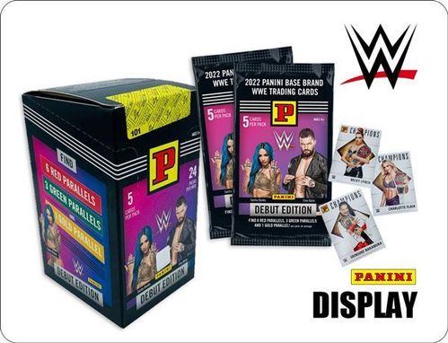 WWE 2022 Trading Cards - Debut Edition - Box mit 24 Packs