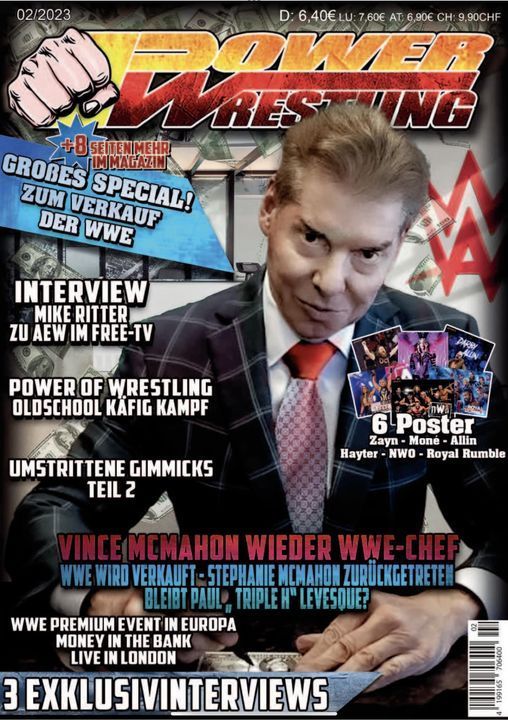 Power-Wrestling 2/23 Rückkehr von  Vince McMahon