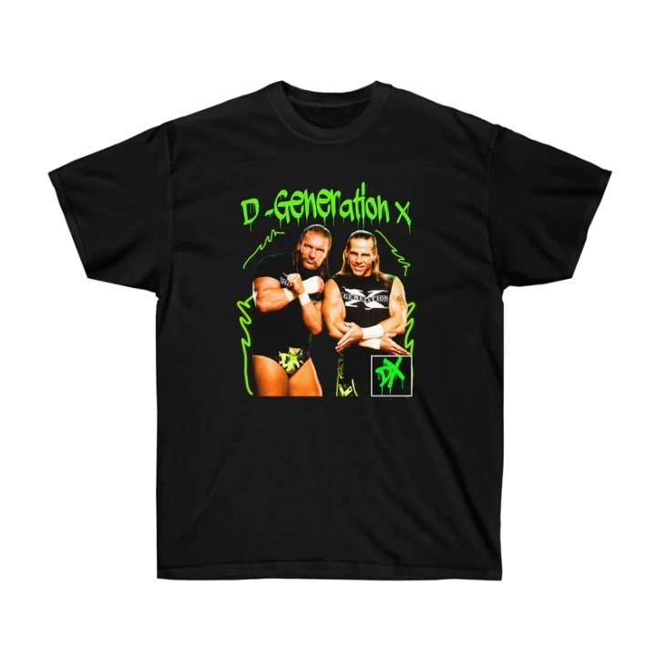 WWE DX D-Generation X Triple H Shawn Michaels T-Shirt