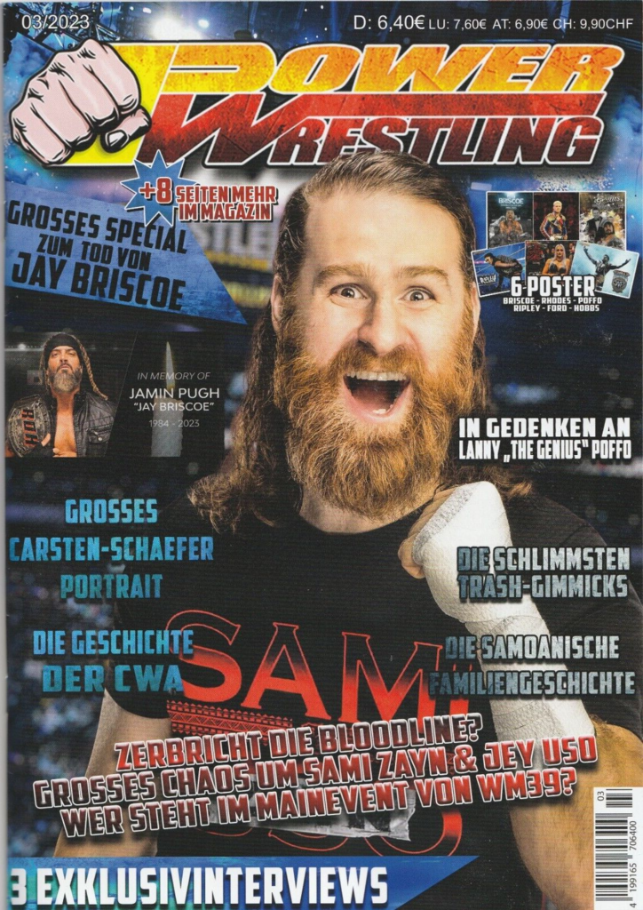 Power-Wrestling 3/23 mit WWE-Star Sami Zayn