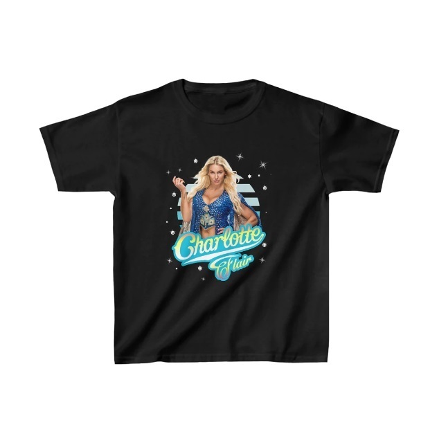 WWE Charlotte Flair Kinder T-Shirt
