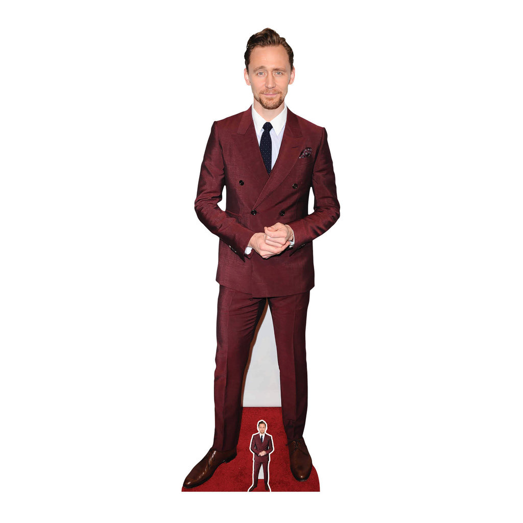 Tom Hiddleston Red Suit Pappaufsteller