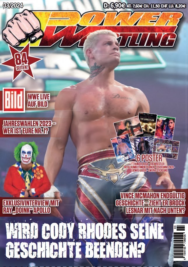 Power-Wrestling 3/24 Wird Cody Rhodes seine Geschichte beenden?